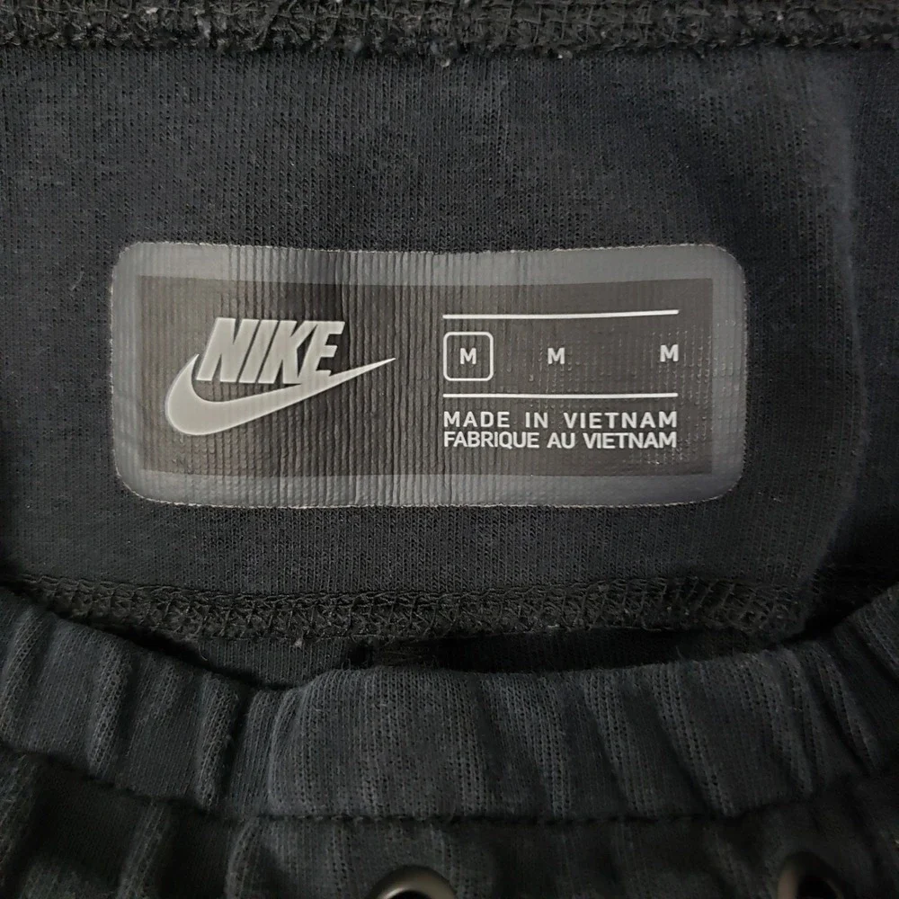 Nike Tech Fleece Jogger Sweatpants Black Loungewear Athleisure Men's Size M
